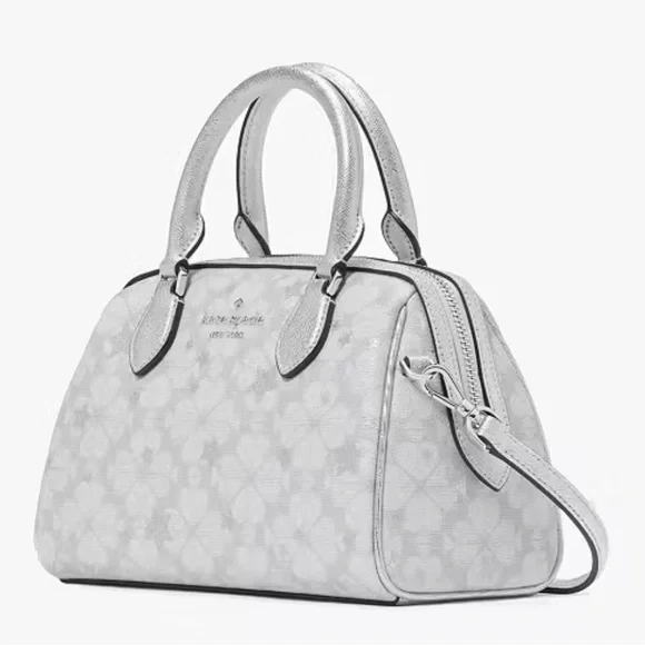 🎉HP🎉♠️Kate spade Spade Flower Star Toss Small Dolly Duffle Crossbody - Picture 3 of 15